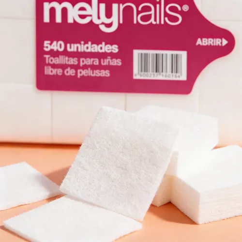 540 Wipes Toallitas Removedores Sin Pelusas Manicuria Mely