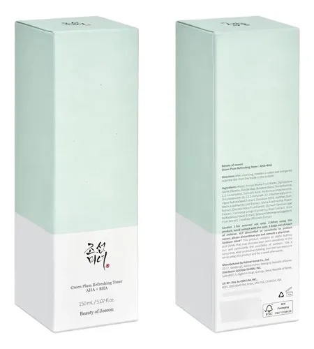 Beauty Of Joseon Green Plum Aha Bha Tonic Facial Refrescante