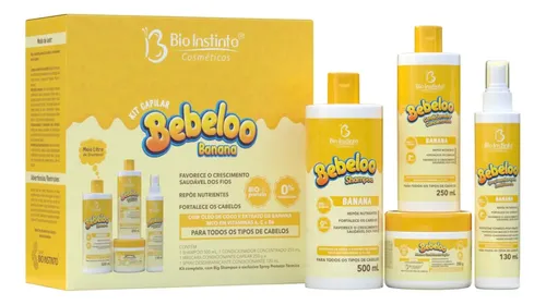Bebelo Kit Shampo+acondicionador+máscara+protector Térmico