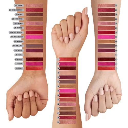 Labial Líquido Mate Nude Larga Duración Xúlu Cosméticos All Day