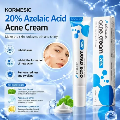 Crema Para El Acné Kormesic Con 20% De Ácido Azelaico, 3 Uni