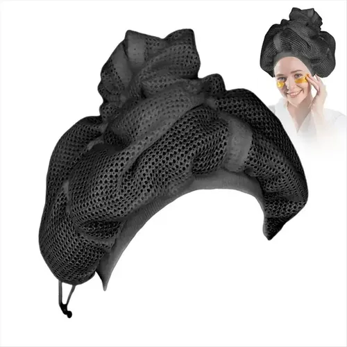 Gorros Para Secar El Cabello Rizado, Gorro De Ducha, Red Aju
