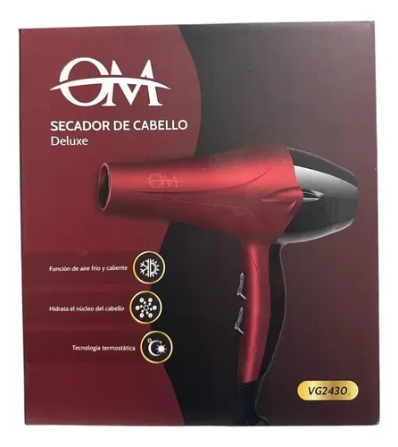 Secador De Pelo Om Profesional Frio Calor 1800w 2 Velocidade