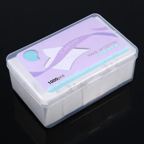 Almohadillas De Limpieza Cosmética Para Uñas Faciales, 1000