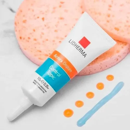 Gel Facial Lidherma Acnex Depure Control Topic para Piel Grasa