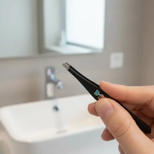 Pinzas De Depilar Para Cejas Flor Gao X 10 Unidades