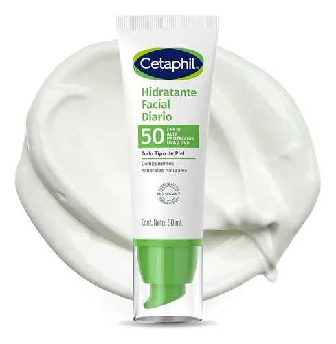 Cetaphil Hidratante Facial Diario Fps 50+ Sin Fragancia 50ml