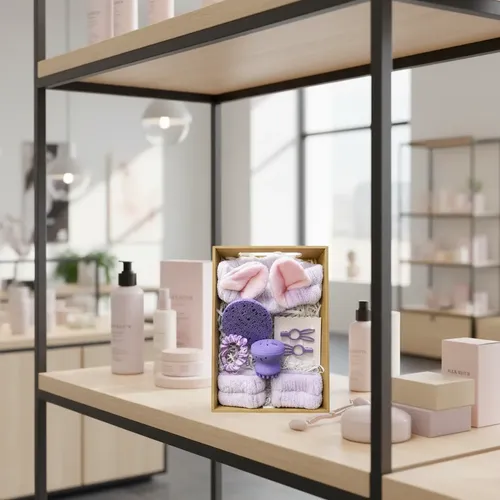 Caja Skincare Limpieza Facial Vincha Orejas Box Regalo