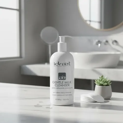 Leche Limpiadora Suavizante Idraet Gentle Milk Cleanser 460g