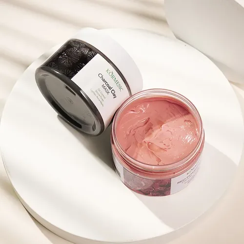 Mascarilla De Arcilla Y Carbón Vegetal Kormesic Para Limpiez