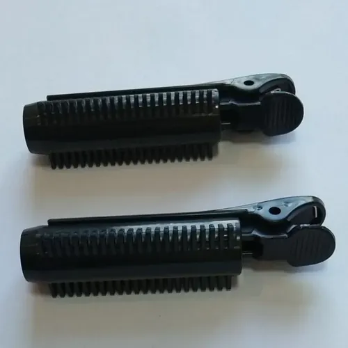 Juego De Rodillos De Pelo Con Autoagarre, Rizadores De Negro