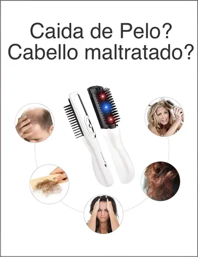 A, Crecimiento De Cabello Peine Láser Caida Cepillo