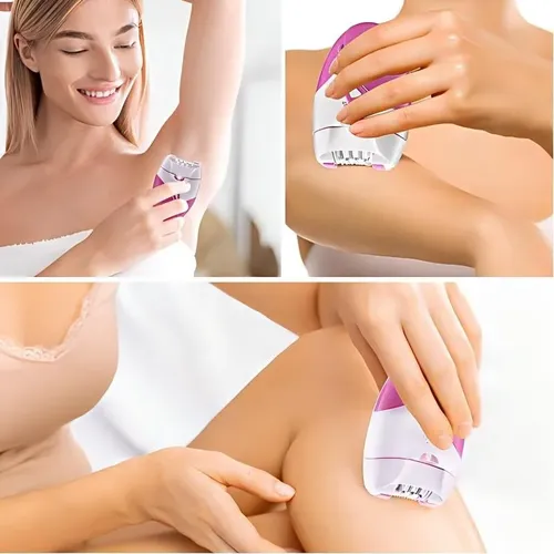 Depiladora Eléctrica Recargable Hatteker Mujer Pink