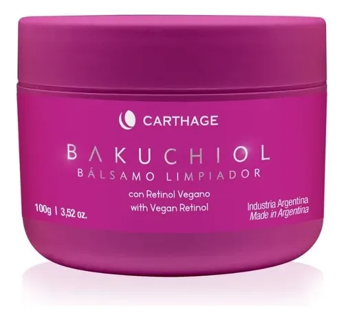Carthage Bálsamo Limpiador Facial Vegano Bakuchiol 100g Todo Tipo Piel