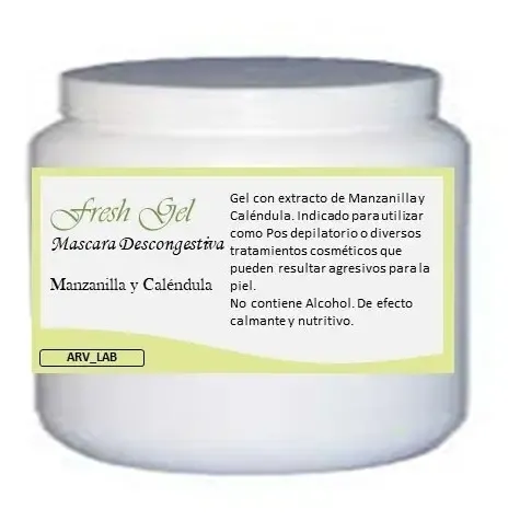 Gel Mascara Descongestiva Post Peeling Hidratante X 120 Grs