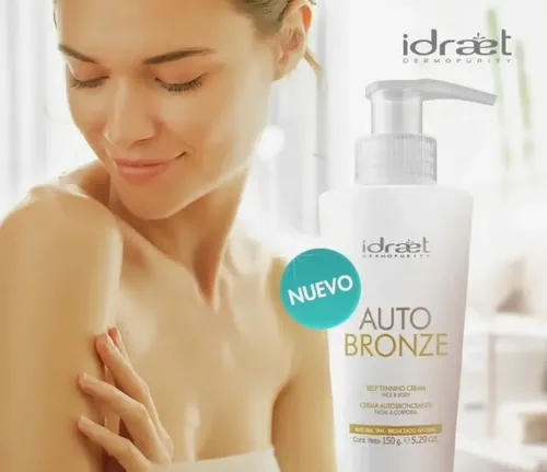 Auto Bronze Idraet 150gr. Autobronceante Facial Y Corporal.