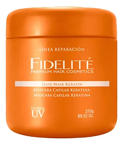 Fidelite Baño De Crema Máscara Capilar Keratina 270g