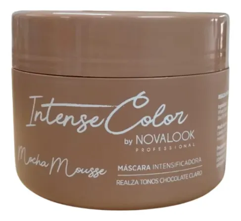 Máscara Intense Color Mocha Mousse Novalook +peine Desenredo