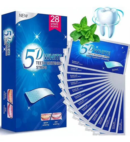 Tiras Blanqueadoras Dentales  X28 Unidades Dientes Blancos