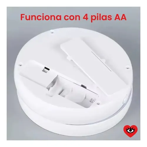 Espejo Plegable x2 Maquillaje Zoom Usb Luz Led Doble Aumento Marco Blanco Veoquiero
