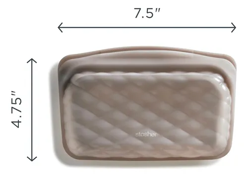 Bolsa De Maquillaje Stasher Premium Silicona Reutilizable Ta