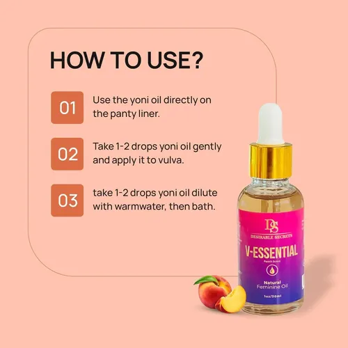 Aceite Íntimo Ph Balanceado Desirable Secrets Peach 1oz