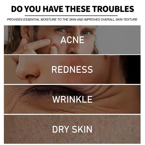 Crema Facial Multiefecto Para Hombres Que Limpia Los Poros Y