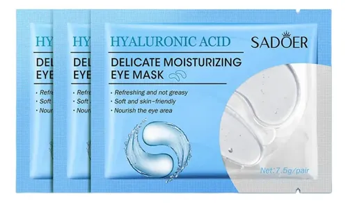 Sadoer Parche Para Ojeras Eye Mask Con Acido Hialuronico X3 Todo Tipo De Piel