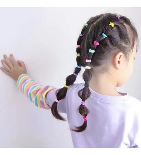 ..u* 600 Ligas Donas Elásticas For Cabello Peinados Niñas Rl