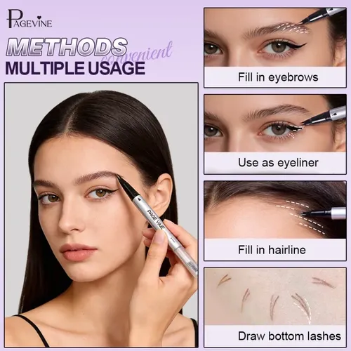 Lápiz Delineador De Cejas Con Gel Impermeable