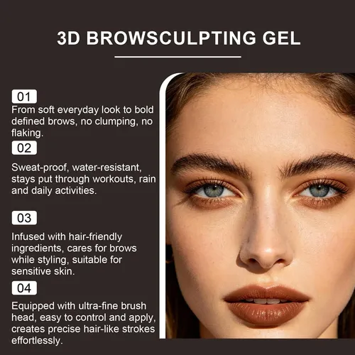 Gel Para Cejas Pomade 2 Piezas Brown