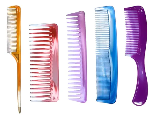 Peines Para Pelo Cabello Set X5 Unidades