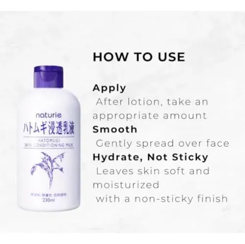 Naturie Hatomugi Pack Loción-gel-leche