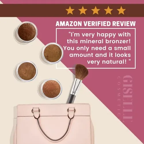 Bronceador Mineral Suelto Gold Digger, Polvo Facial Natural,