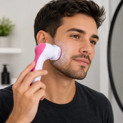 Cepillo Facial Limpieza Profunda 5 En1 Masajeador Exfoliante