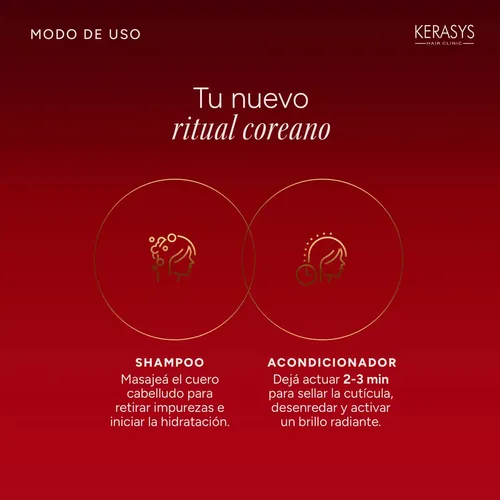 Kerasys Kit Shampoo + Acondicionador Oriental Premium 600 Ml