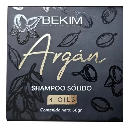 Bekim Shampoo Sólido Argan 4 Oils X 60gr