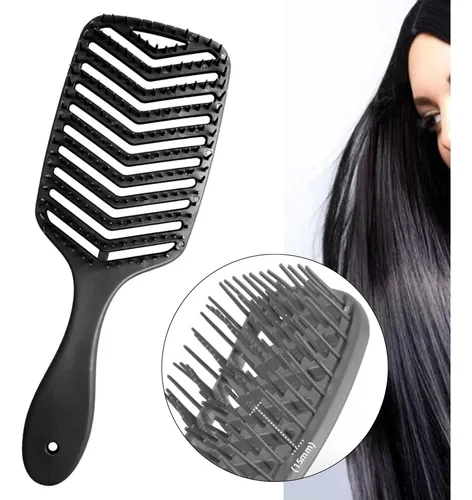 Cepillo De Pelo Con Ventilación Para Peinar, Sin Negro