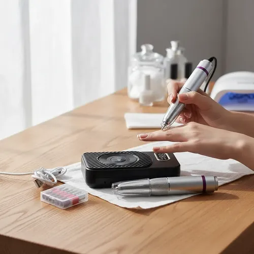 Black Blueque Bq-110 Portable Rechargeable Nail File