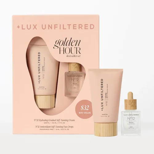 + Set De Autobronceador Lux Mini Golden Hour Sin Filtrar