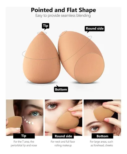 Innogear Esponja De Maquillaje, 10 Esponjas De Maquillaje Ju