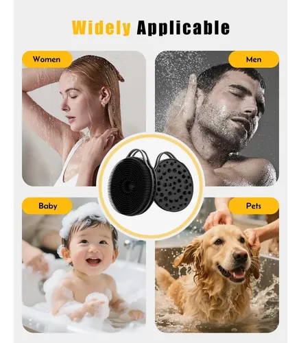 Exfoliante Corporal Silicona Negro 2 En 1 Anti Celulitis