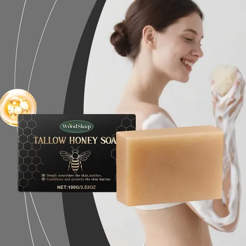Jabón De Sebo Woodsleep  Barra Limpiadora Suave Para Rostro