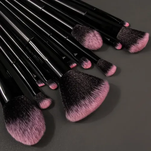 Set De Brochas De Maquillaje De 12 Piezas Rostro Ojos