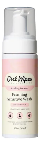 Jabón Íntimo Espumoso 5 Fl Oz Girlwipes Ph 5.5