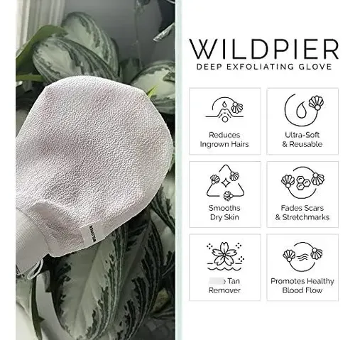 Guantes Exfoliantes De Belleza 2 Mitones Baño Y Ducha