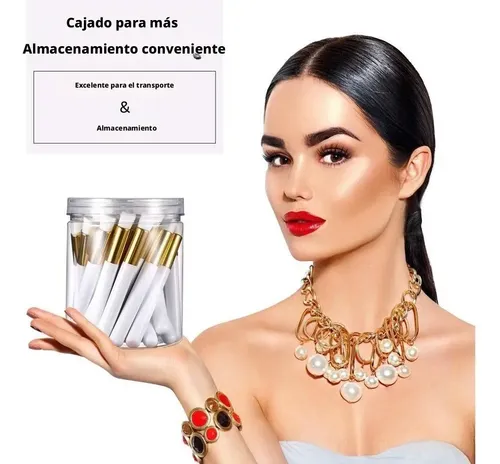 40 Cepillos Desechables Para Limpieza De Extensiones De Pest