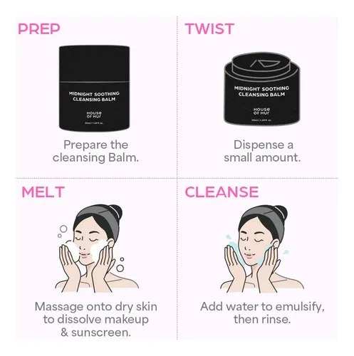 Bálsamo Limpiador House Of Hur Midnight Soothing 50 Ml
