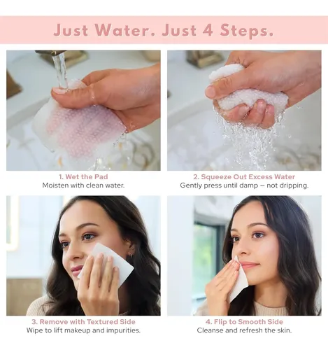 Discos Removedores De Maquillaje Ecoreutilizables Mora