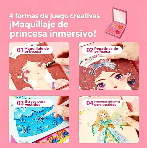 Bolsa De Maquillaje Creativa 3 En 1 Para Niños